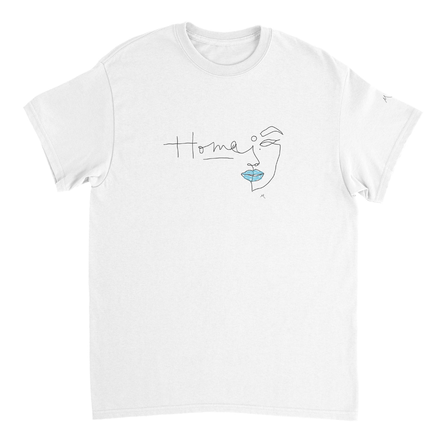 Home Blue, Line Art Shirt
