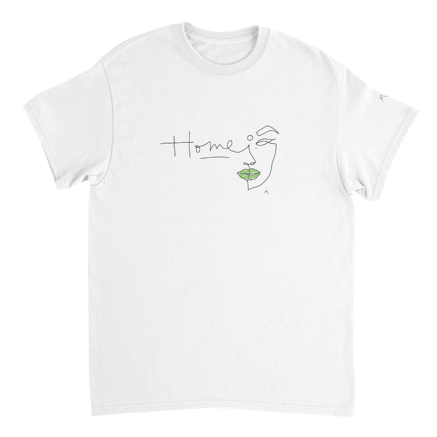 Home Green, Line Art Shirt